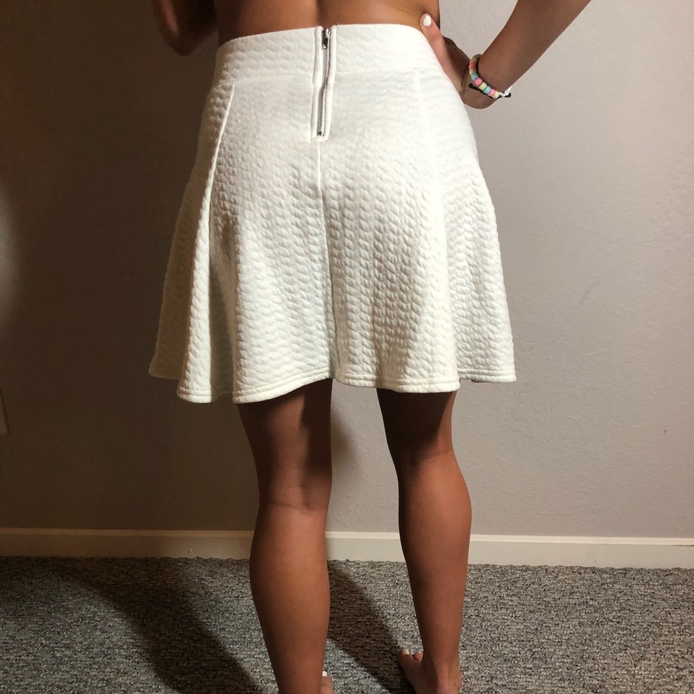 White skirt